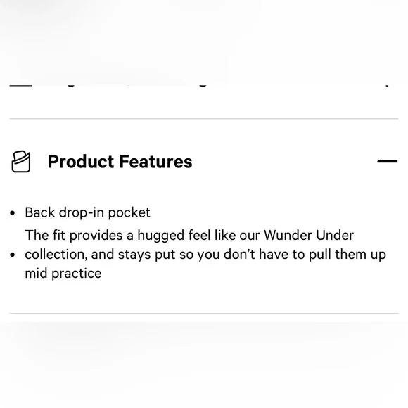 Lululemon InStill High-Rise Tight 25” Black , size 4 - Picture 6 of 13